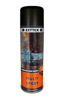 Multi Spray - Zettex - 3/1 universaalaerosool, avab, määrib, kaitseb, tõrjub niiskust - 500ml